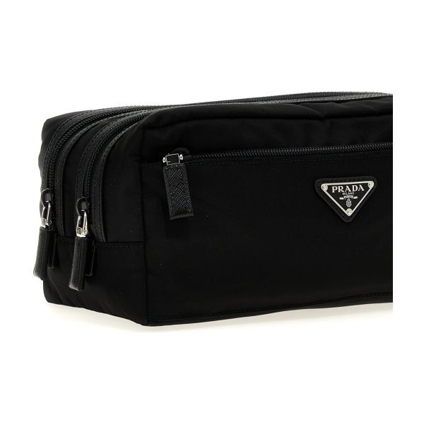 cf304fac6937277 ju 3 Prada Pouch Clutch Black