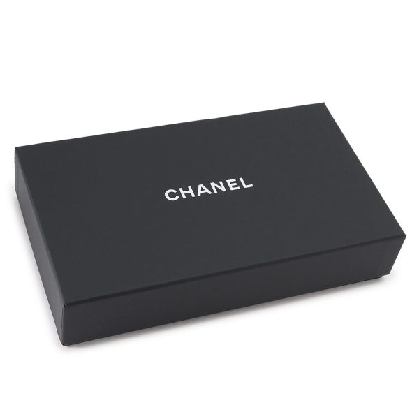 ch lwallet box CHANEL Long Wallet Matelasse Quilted Black