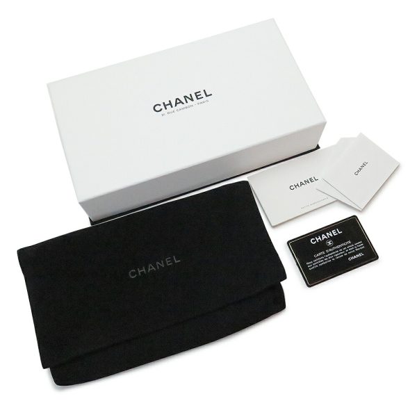 chanelap2556 7 CHANEL Quilted Long Wallet Black