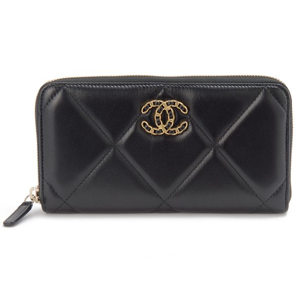 chp1063 b04852 94305 CHANEL Long Wallet 19 Matelasse