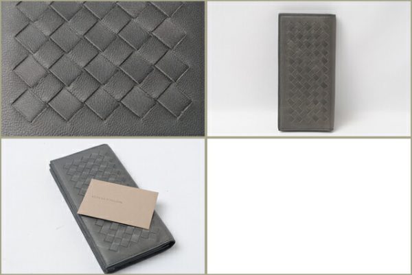 co bv 073 4 Bottega Veneta Long Wallet Intrecciato Black