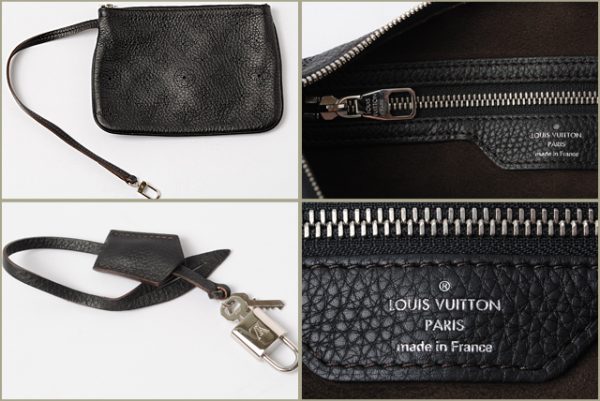 co l 0190 4 Louis Vuitton Selene PM Shoulder Bag Mahina Black