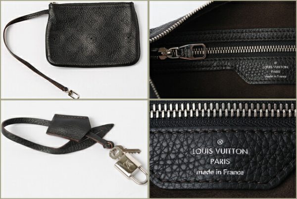 co l 0190 4 Louis Vuitton Selene PM Shoulder Bag Mahina Noir