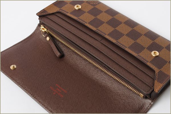 co l 0238 3 Louis Vuitton Portefeuille Long Wallet Damier Brown