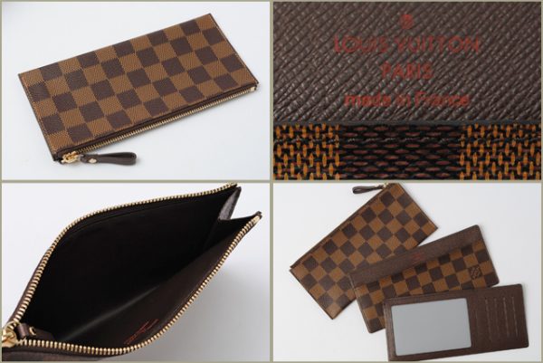 co l 0238 4 Louis Vuitton Portefeuille Long Wallet Damier Brown