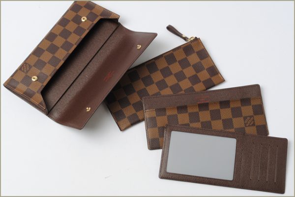 co l 0238 5 Louis Vuitton Portefeuille Long Wallet Damier Brown