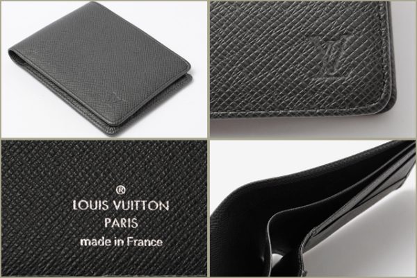 co l 0245 2 Louis Vuitton Taiga Folding Wallet Black