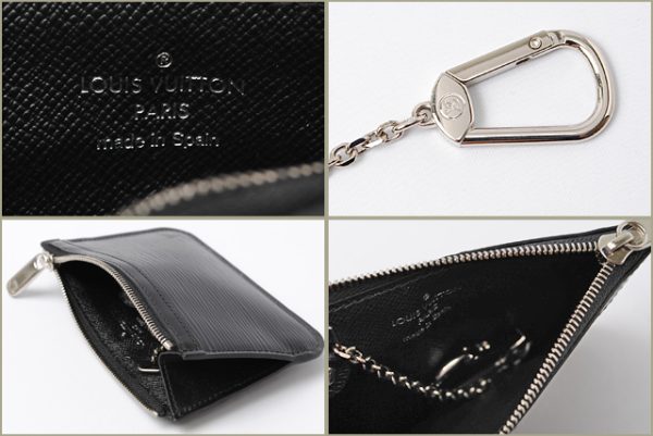 co l 0249 3 Louis Vuitton Epi Coin Noir