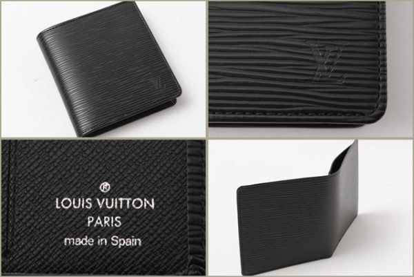 co l 0259 2 Louis Vuitton Portobier Wallet Epi Black