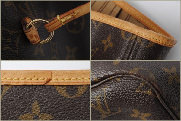 co l 0264 6 Louis Vuitton Neverfull MM Tote Bag Monogram Brown