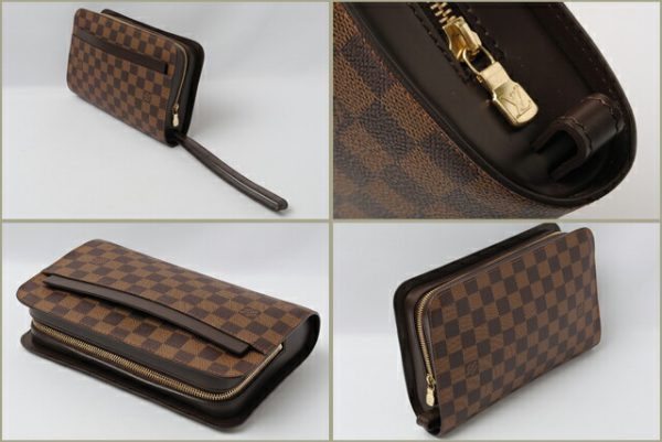 co l 0308 2 Louis Vuitton Saint Louis Shoulder Bag Damier Brown