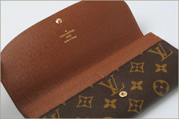 co l 0333 3 Louis Vuitton Portefeuille Louise Wallet Monogram Brown