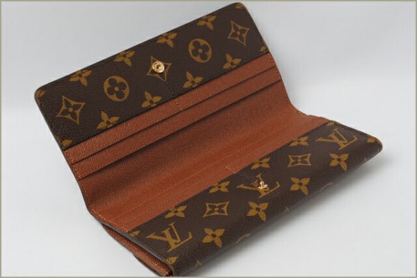 co l 0333 4 Louis Vuitton Portefeuille Louise Wallet Monogram Brown