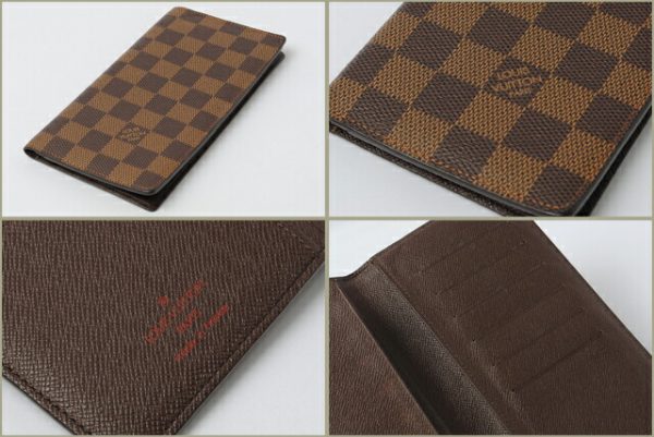 co l 0342 2 Louis Vuitton Porte Valeur Wallet BillfDamier Brown