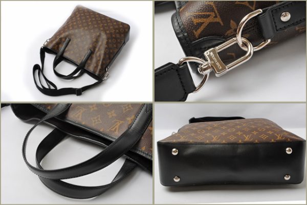 co l 0366 2 Louis Vuitton Davis Shoulder Bag Monogram Macassar