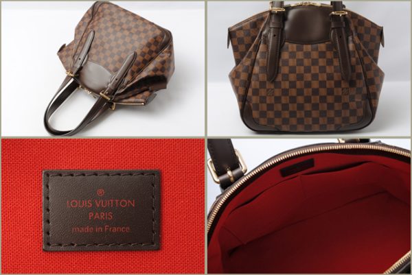 co l 0393 4 Louis Vuitton Verona MM Tote Bag Damier Brown