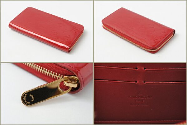 co l 0423 2 Louis Vuitton Zippy Wallet Vernis Red