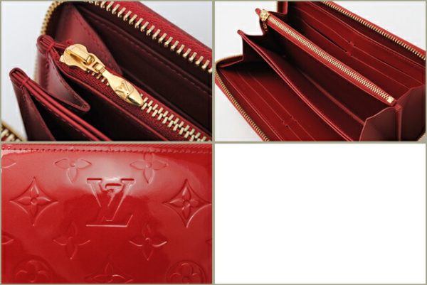 co l 0423 3 Louis Vuitton Zippy Wallet Vernis Red