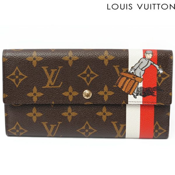 co l 0446 1 Louis Vuitton Sarah Wallet Long Monogram Groom