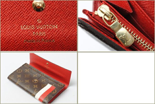 co l 0446 3 Louis Vuitton Sarah Wallet Long Monogram Groom