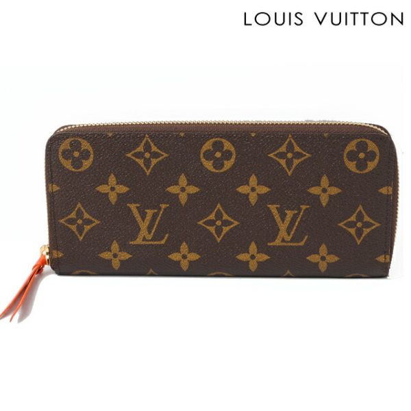 co l 0461 1 Louis Vuitton Portefeuille Clemence Wallet Monogram Brown