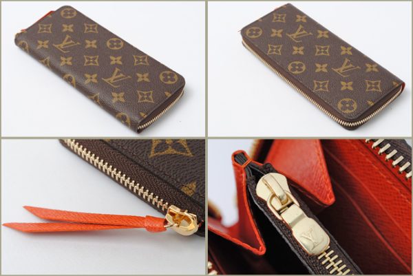 co l 0461 2 Louis Vuitton Portefeuille Clemence Long Wallet Monogram