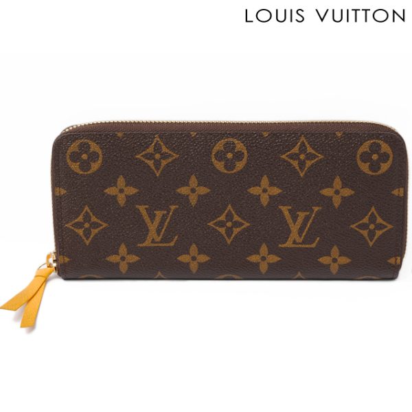 co l 0463 1 Louis Vuitton Clemence Long Wallet Monogram Mimosa