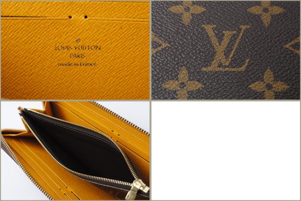 co l 0463 3 Louis Vuitton Clemence Long Wallet Monogram Mimosa