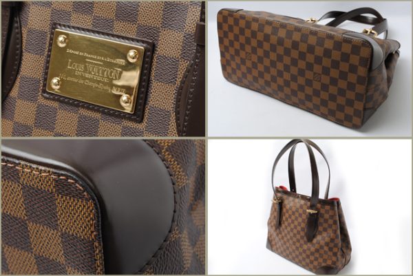 co l 0487 2 Louis Vuitton Hampstead MM Shoulder Bag Damier Brown