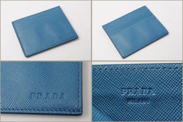 co p 007 2 Prada Card Case Saffiano Bag Blue