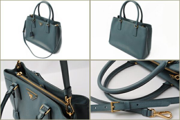 co p 030 2 Prada Handbag Saffiano Bag Blue