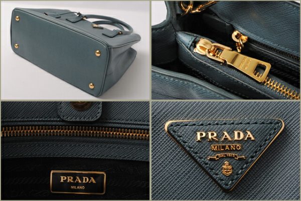 co p 030 3 Prada Handbag Saffiano Bag Blue