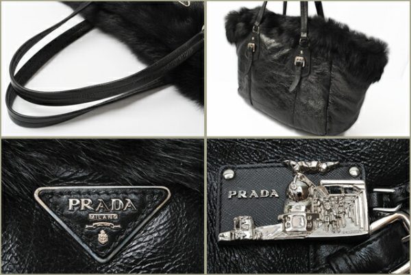 co p 031 2 Prada Tote Bag Montone Bag Black