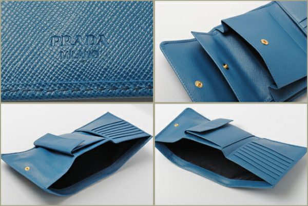 co p 040 3 Prada Wallet Saffiano Metal Bag Blue