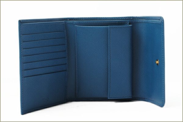 co p 040 4 Prada Wallet Saffiano Metal Bag Blue