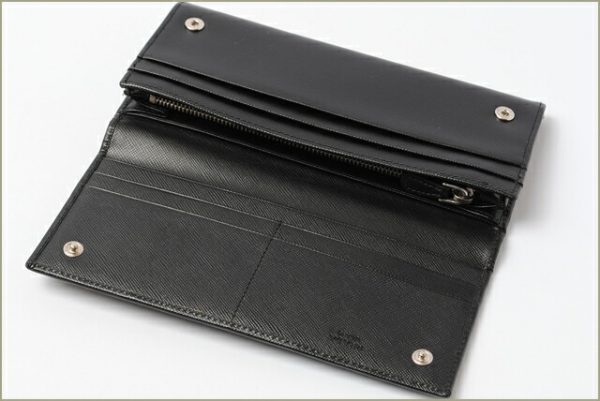 co p 053 5 Prada Long Wallet Saffiano Bag Black