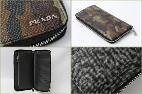 co p 061 2 Prada Long Wallet Saffiano Camouflage Bag Mimetico