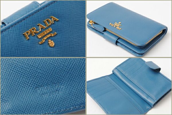 co p 062 2 Prada 2 FWallet Saffiano Metal Bag Blue