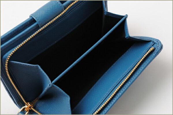 co p 062 3 Prada 2 FWallet Saffiano Metal Bag Blue