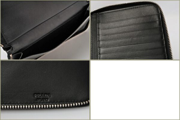 co p 073 5 Prada Long Wallet Case Stampa Cocco Black