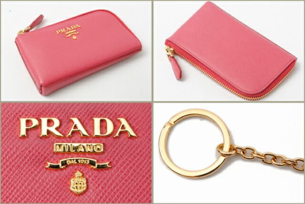 co p 110 2 Prada Key Case Saffiano Metal Bag Pink