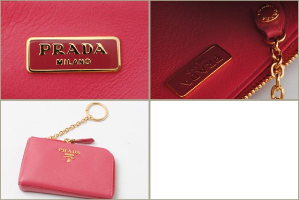 co p 110 3 Prada Key Case Saffiano Metal Bag Pink