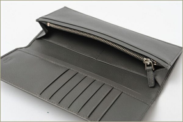 co p 118 5 Prada Long Wallet Saffiano Black