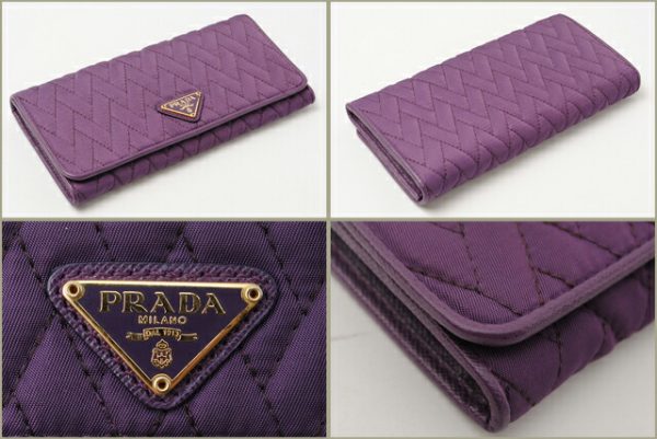 co p 122 2 Prada Long Wallet Tessuto Purple