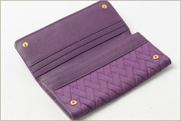 co p 122 4 Prada Long Wallet Tessuto Purple