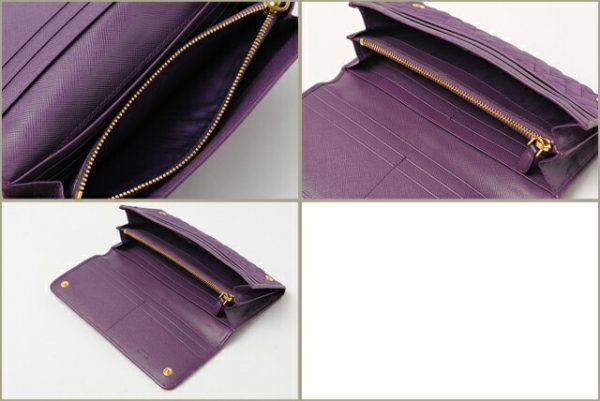 co p 122 6 Prada Long Wallet Tessuto Purple