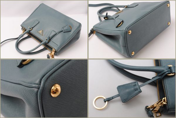 co p 123 2 PRADA Shoulder Bag Saffiano Marine Blue