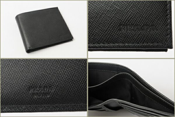 co p 153 2 Prada Folding Wallet Saffiano Bag Black