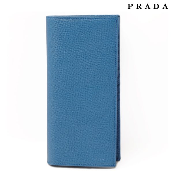 co p 155 1 Prada Long Wallet Saffiano Bag Blue