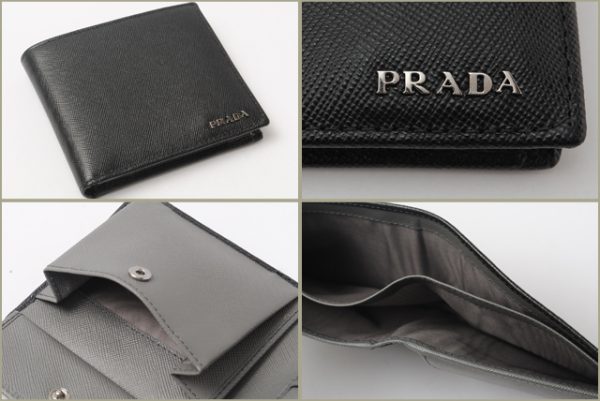 co p 156 2 Prada Wallet Saffiano Bicolored Bag Black Mercuri